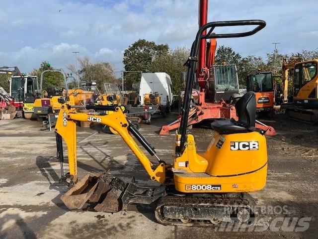 JCB 8008 CTS Mini ekskavatörler, 7 tona dek