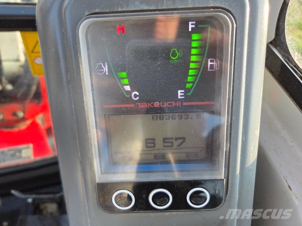 Takeuchi TB225 Mini ekskavatörler, 7 tona dek