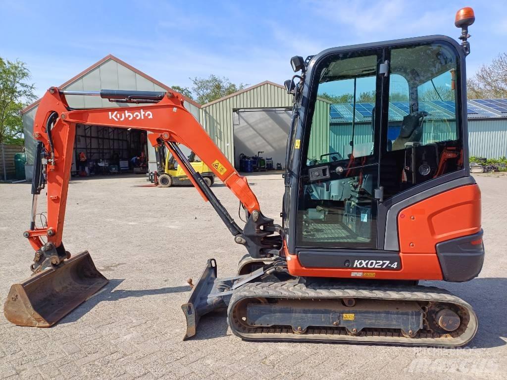 Kubota KX027-4 Mini ekskavatörler, 7 tona dek