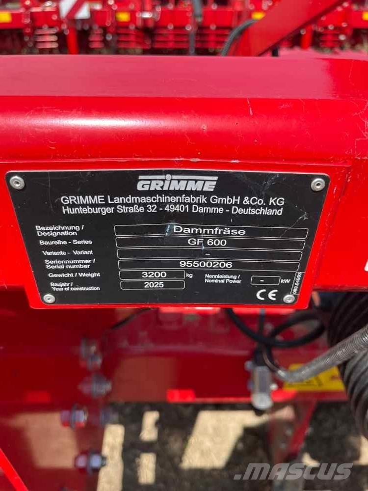 Grimme GF 600 Patates ekipmanları - Diğer