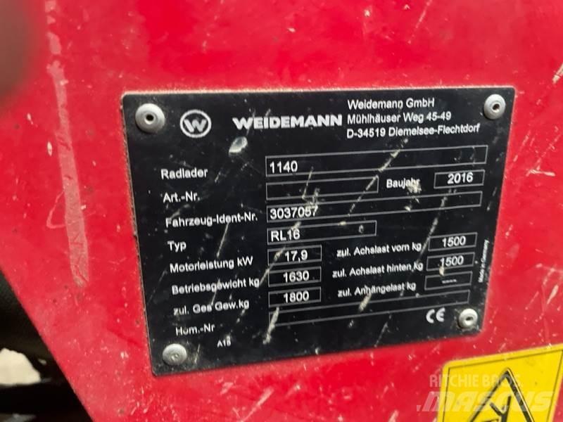 Weidemann 1140 Diger tarim makinalari
