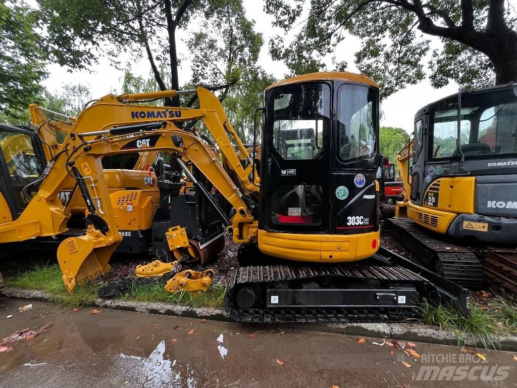 CAT 303 C CR Mini ekskavatörler, 7 tona dek