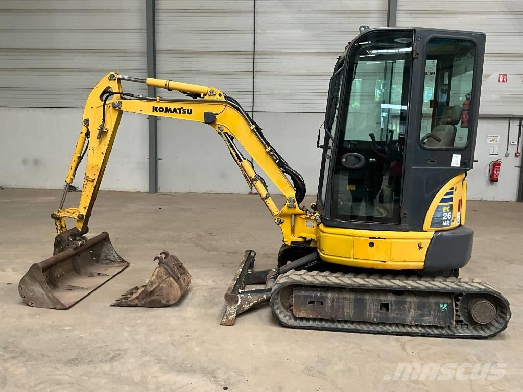 Komatsu PC 26 MR-3 Mini ekskavatörler, 7 tona dek