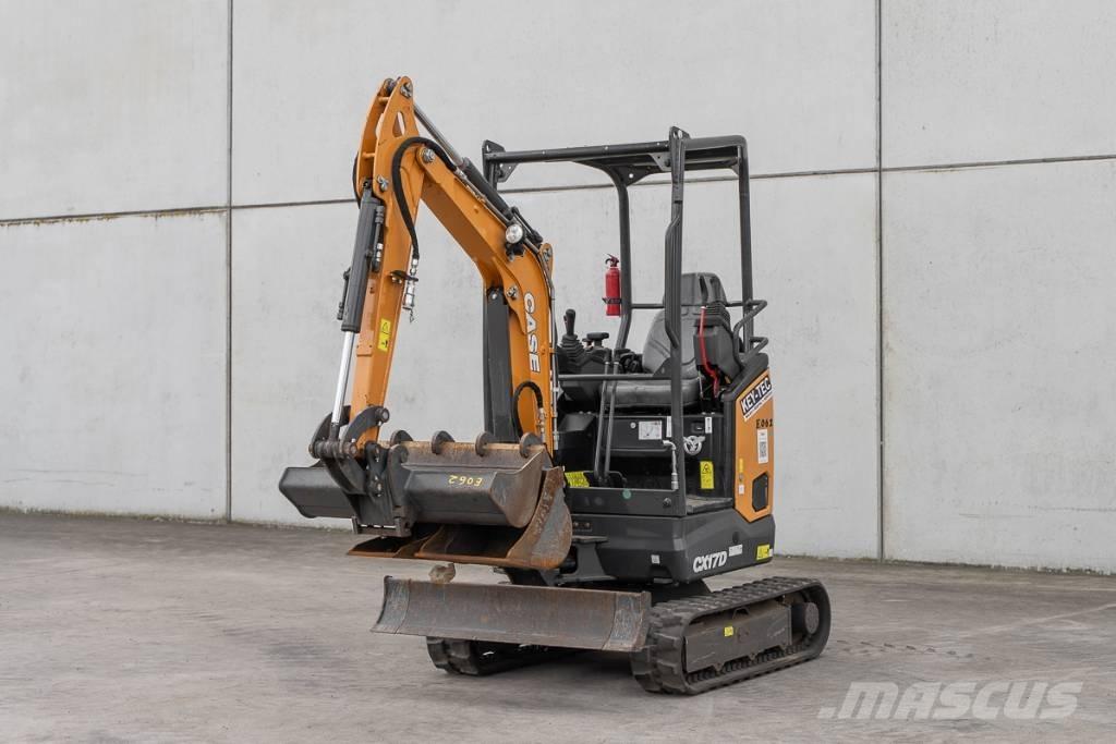 CASE CX 17 D Mini ekskavatörler, 7 tona dek