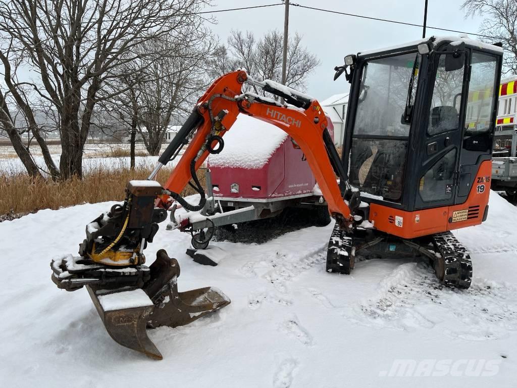 Hitachi ZX 19-U Mini ekskavatörler, 7 tona dek
