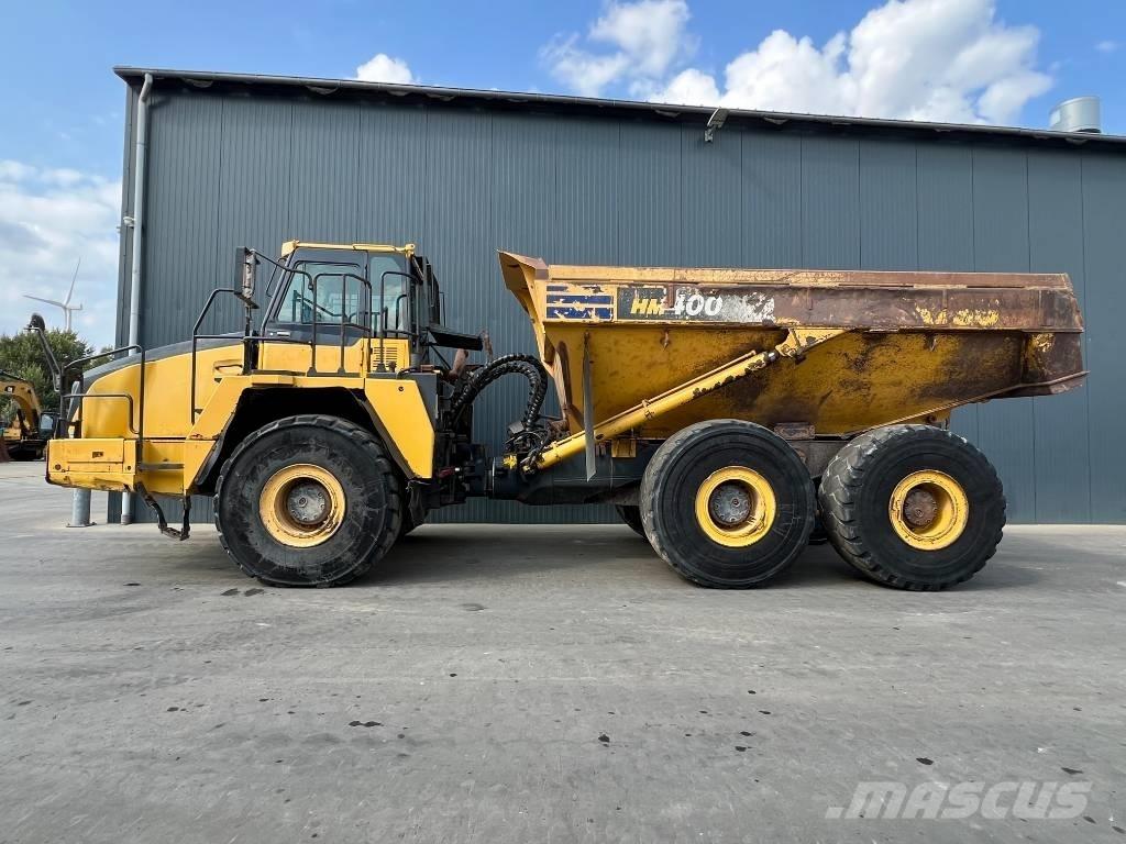 Komatsu HM400-3 Belden kirma kaya kamyonu