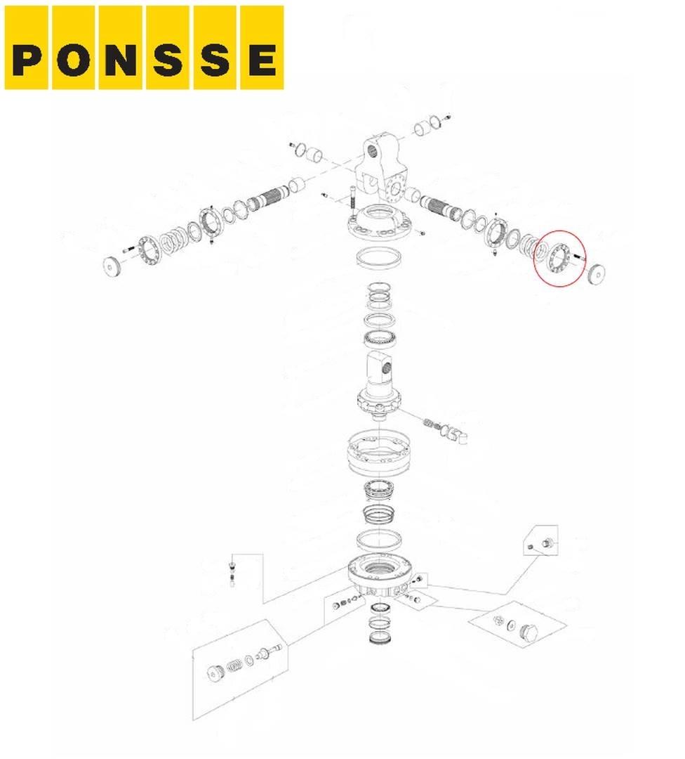 Ponsse 0060881 Tomruk vinçleri