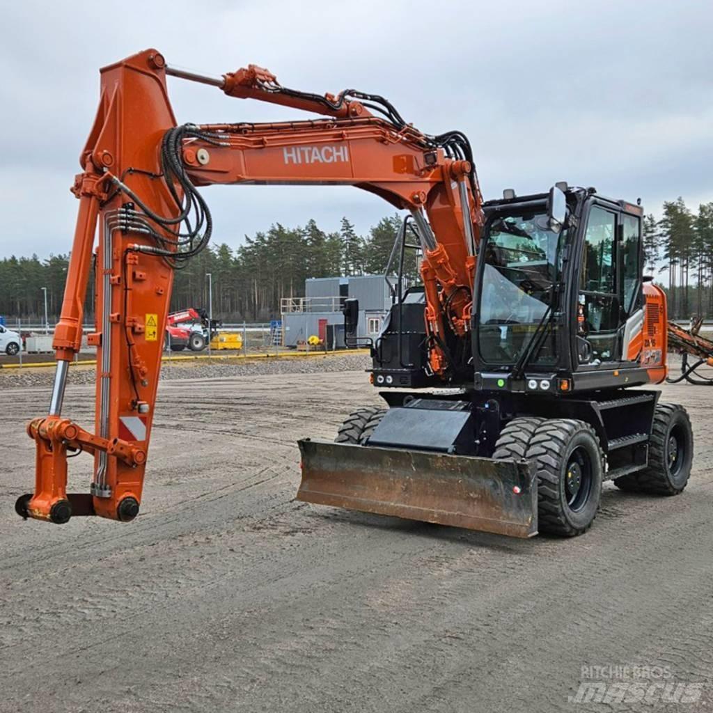 Hitachi ZX 135W Lastik tekerli ekskavatörler
