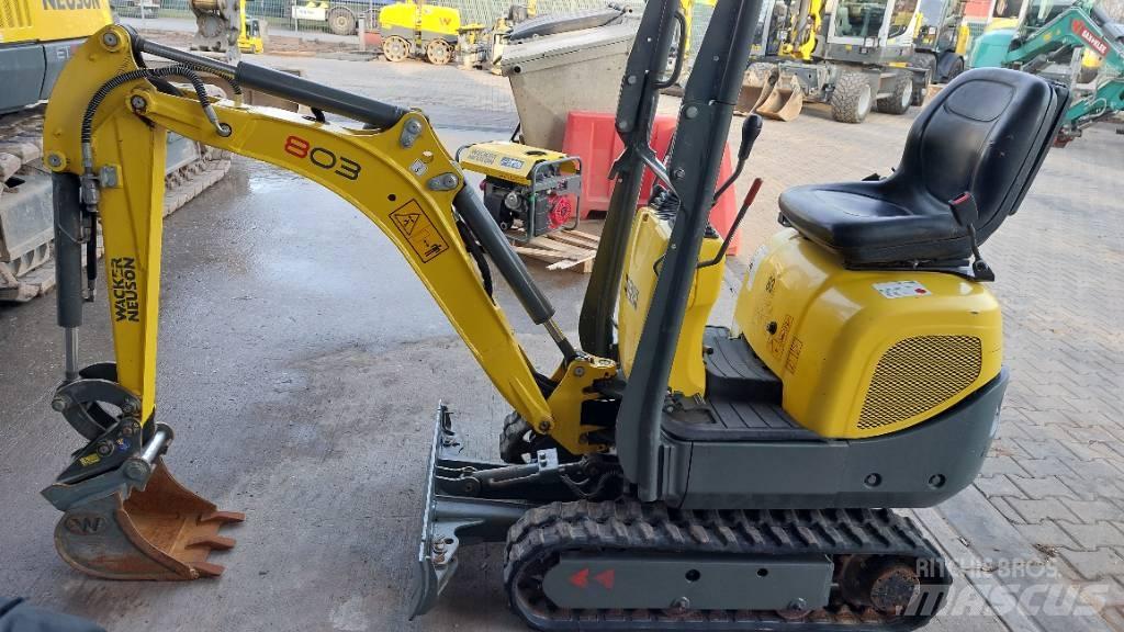 Wacker Neuson 803 Paletli ekskavatörler