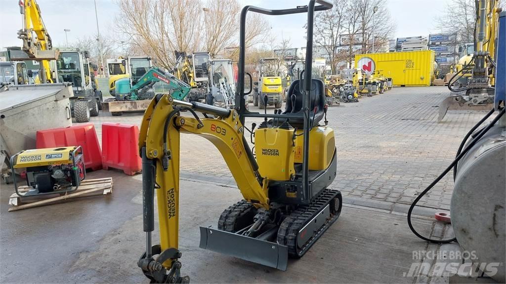 Wacker Neuson 803 Paletli ekskavatörler