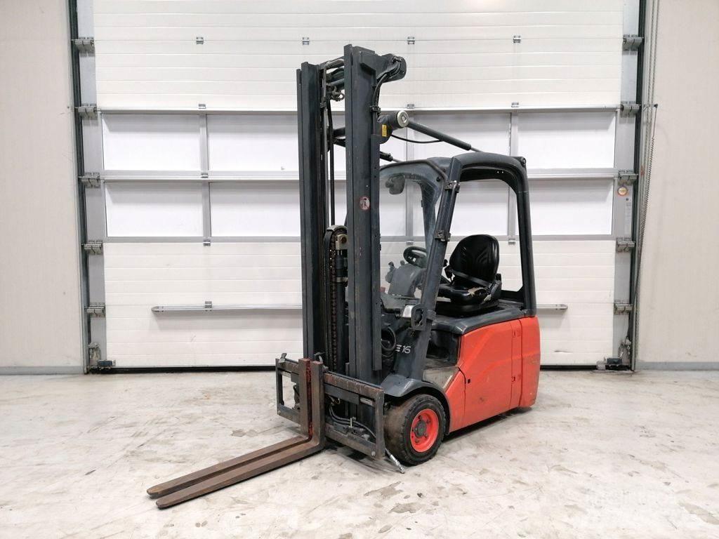 Linde E16C-00 Elektrikli forkliftler