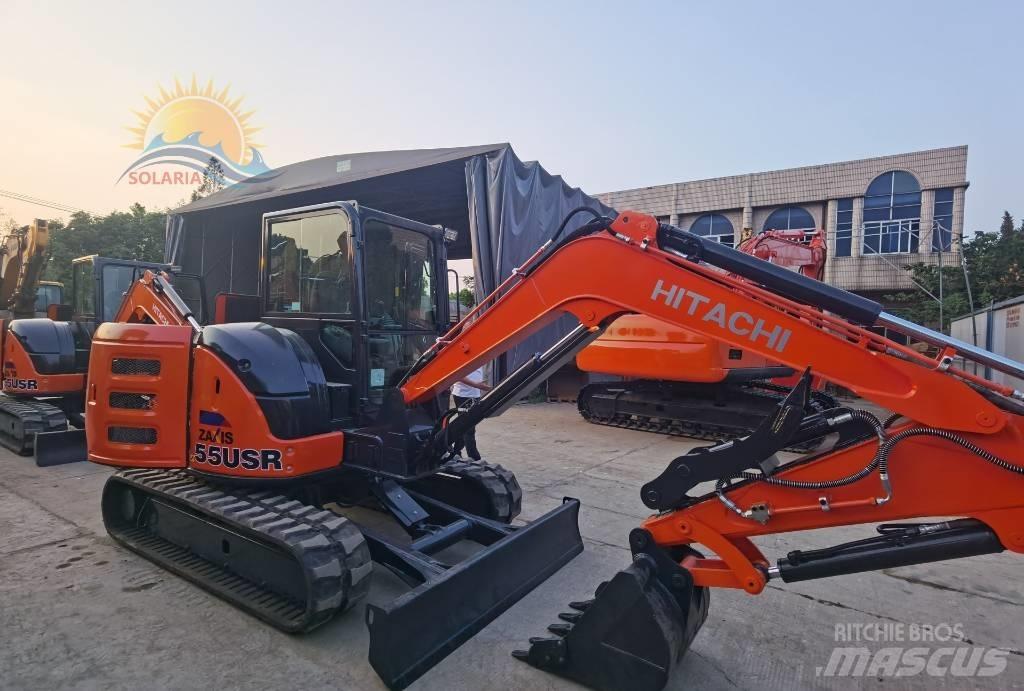 Hitachi zx55USR Mini ekskavatörler, 7 tona dek