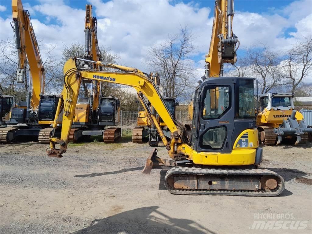 Komatsu PC55MR-3 Mini ekskavatörler, 7 tona dek