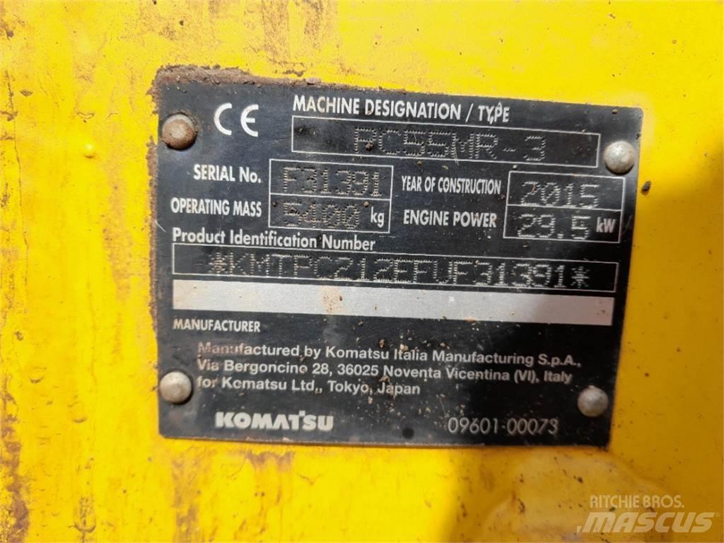 Komatsu PC55MR-3 Mini ekskavatörler, 7 tona dek