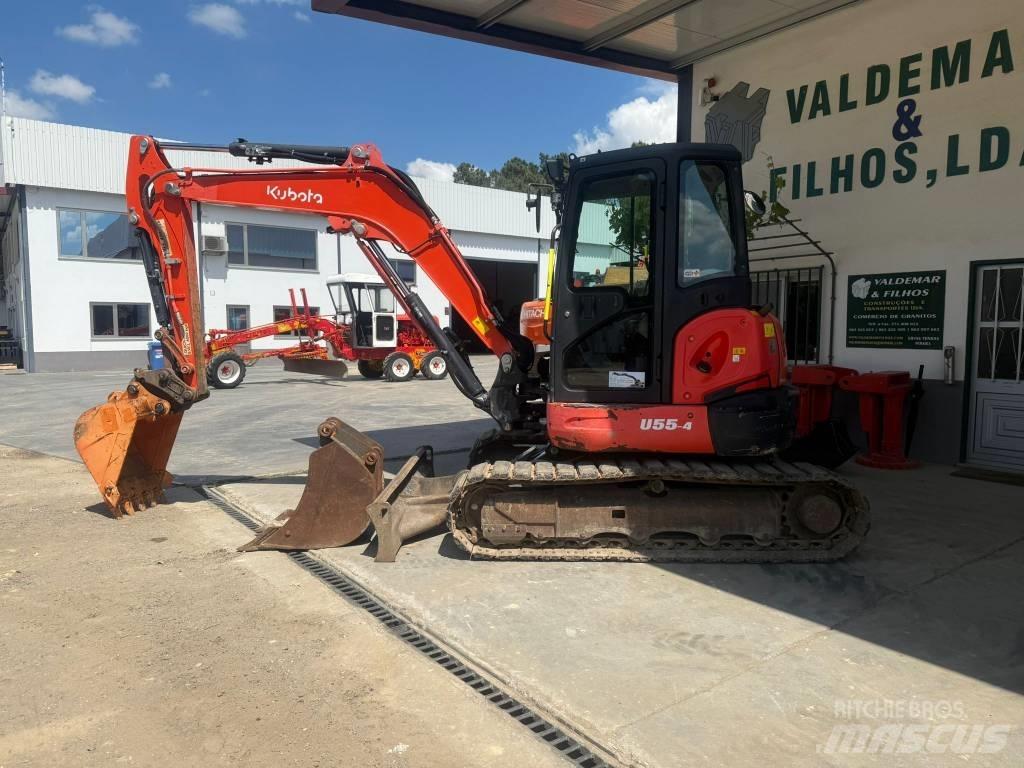 Kubota U 55-4, U55 Mini ekskavatörler, 7 tona dek