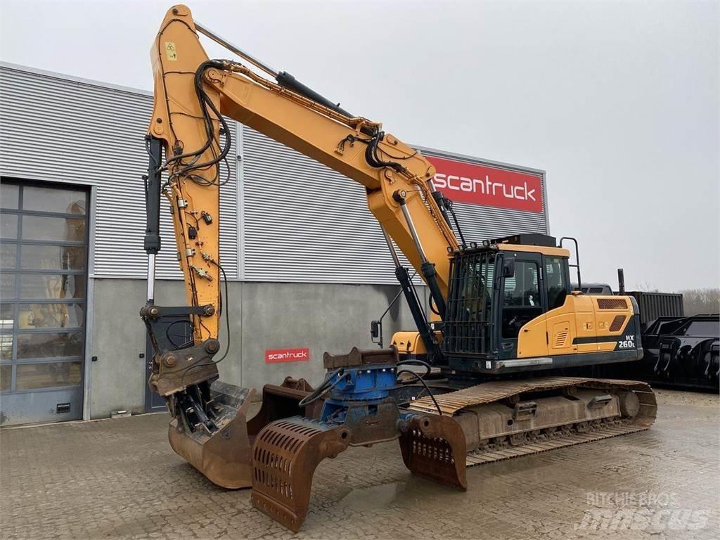 Hyundai HX260 Paletli ekskavatörler