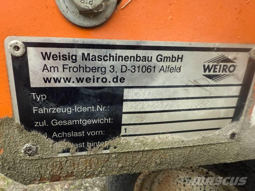 Weiro Bitumensprayer Bitüm pülverizatörleri