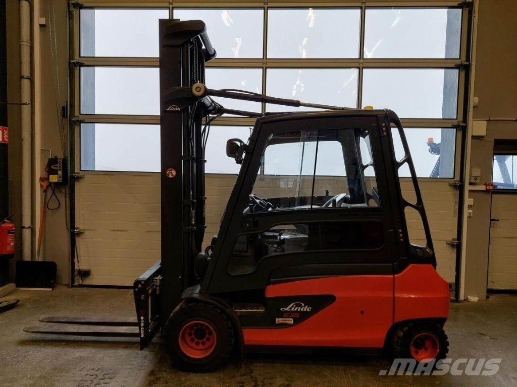 Linde E 35 Elektrikli forkliftler