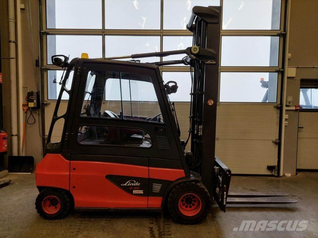 Linde E 35 Elektrikli forkliftler