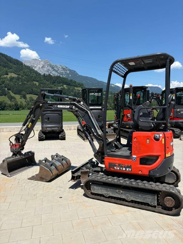 Eurocomach ES 18 ZT Mini ekskavatörler, 7 tona dek