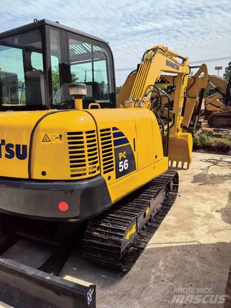 Komatsu PC56 Mini ekskavatörler, 7 tona dek