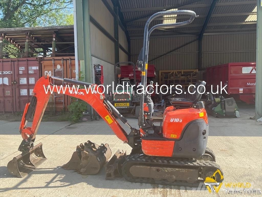 Kubota U 10-3 Mini ekskavatörler, 7 tona dek