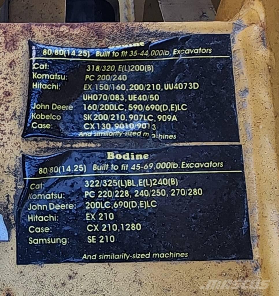  Bodine 200 Beton aksesuarlari