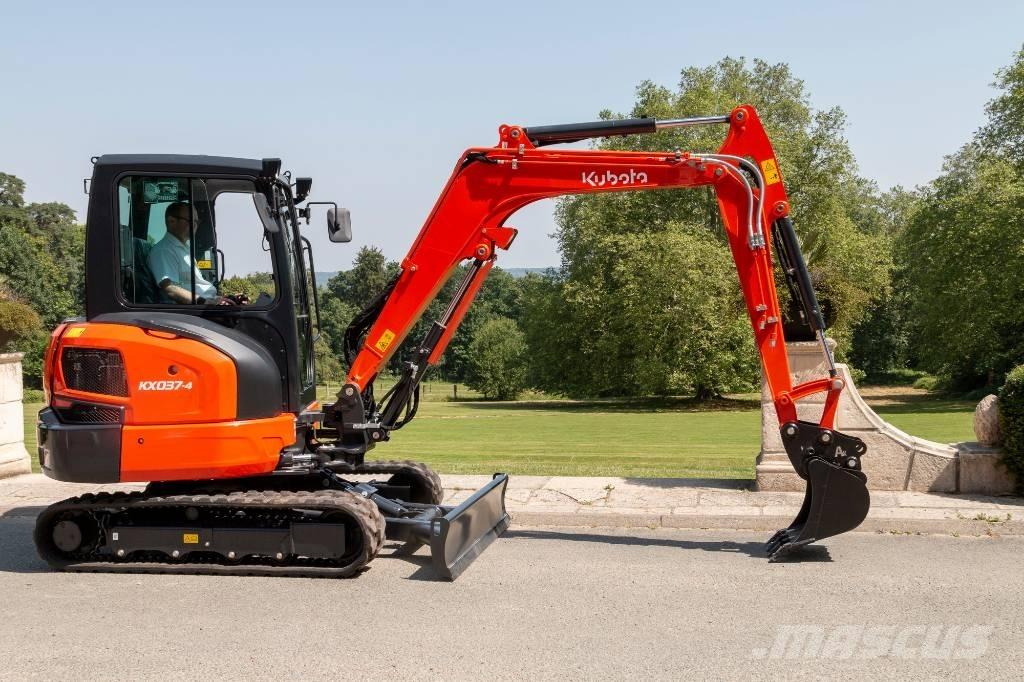 Kubota KX 037-4 Mini ekskavatörler, 7 tona dek