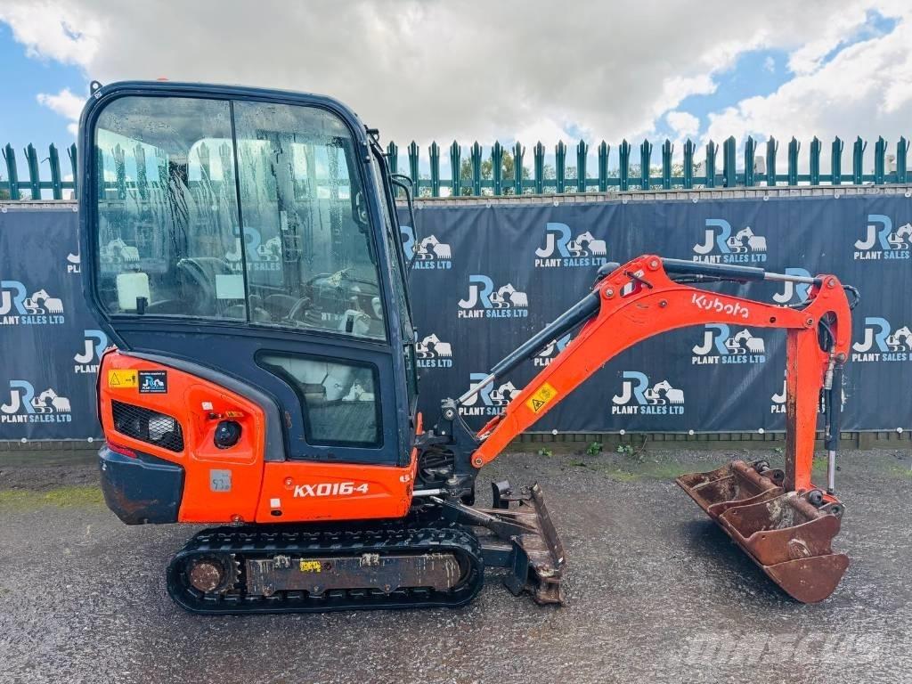 Kubota KX 016-4 Mini ekskavatörler, 7 tona dek