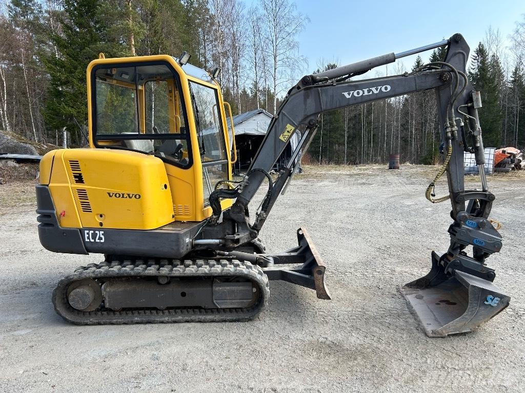 Volvo EC 25 Mini ekskavatörler, 7 tona dek