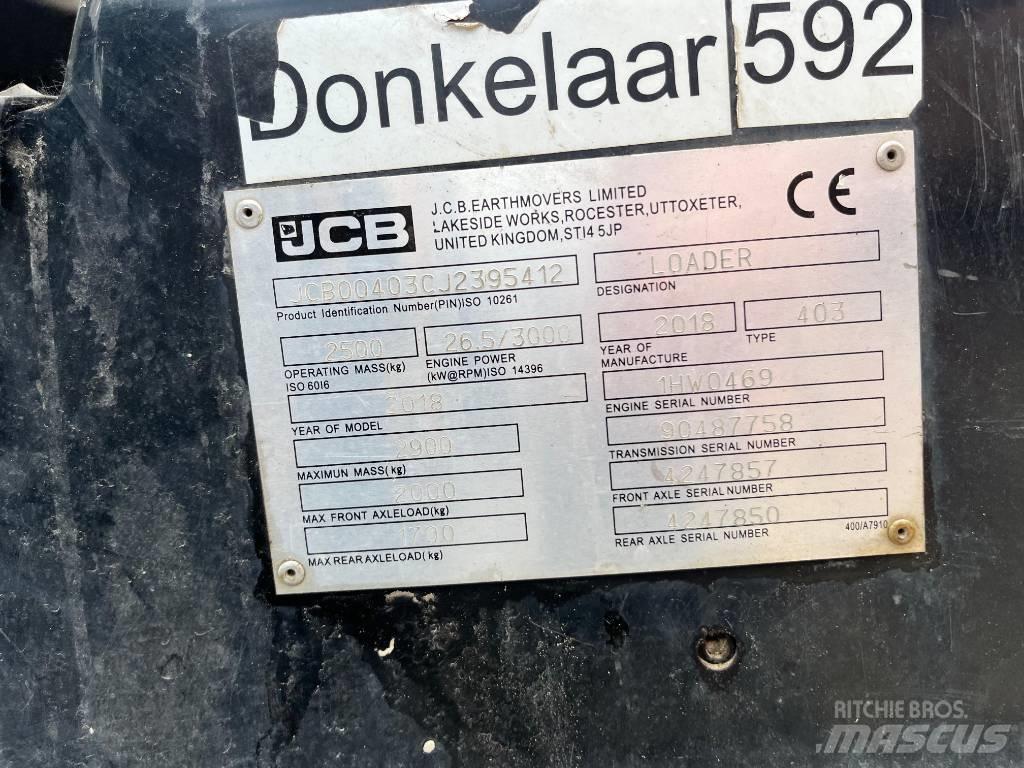JCB 403 Mini yükleyiciler