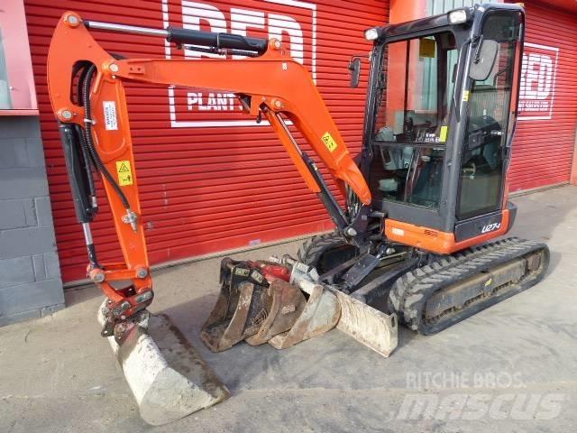 Kubota U 27-4 Mini ekskavatörler, 7 tona dek