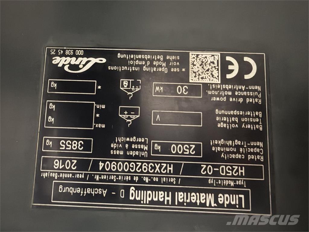 Linde H25D-02 Dizel forkliftler