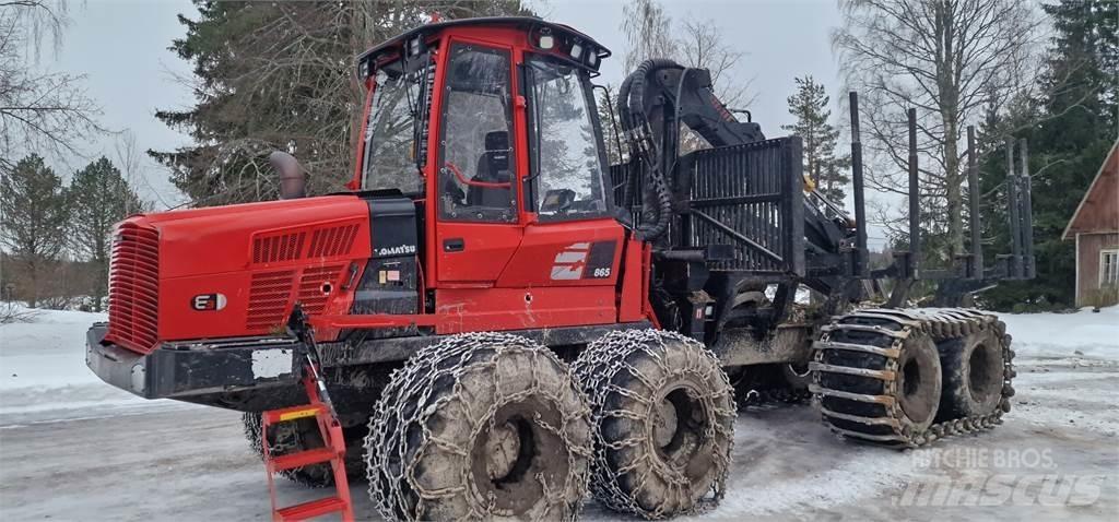 Komatsu 865 Tomruk yükleyici traktörler