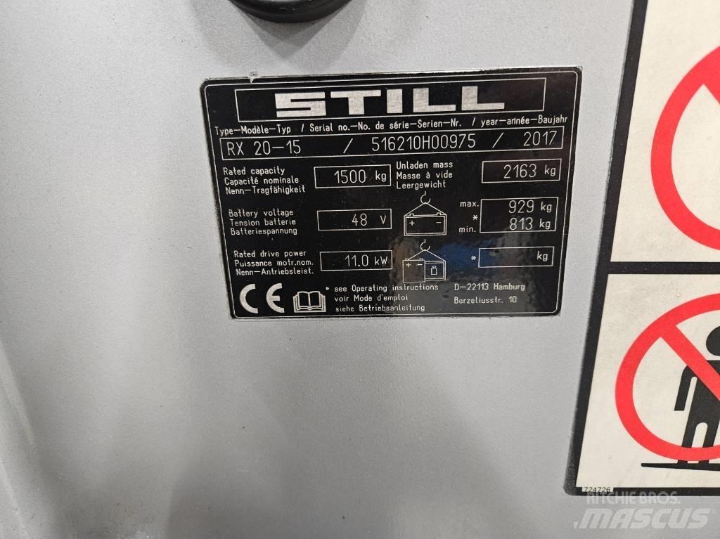 Still RX 20-15 Elektrikli forkliftler