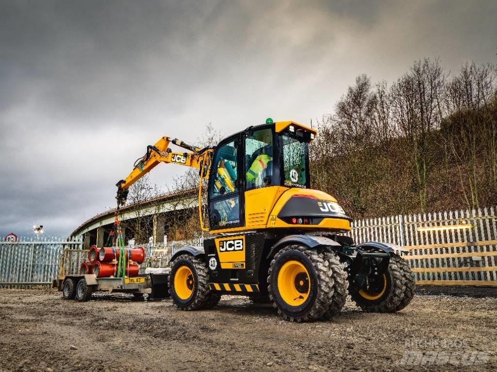 JCB Hydradig 110W Lastik tekerli ekskavatörler
