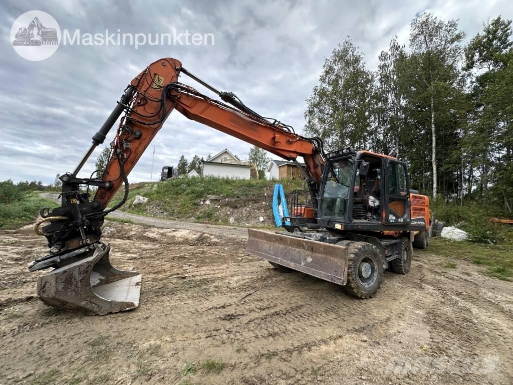 Doosan DX 170 W Lastik tekerli ekskavatörler