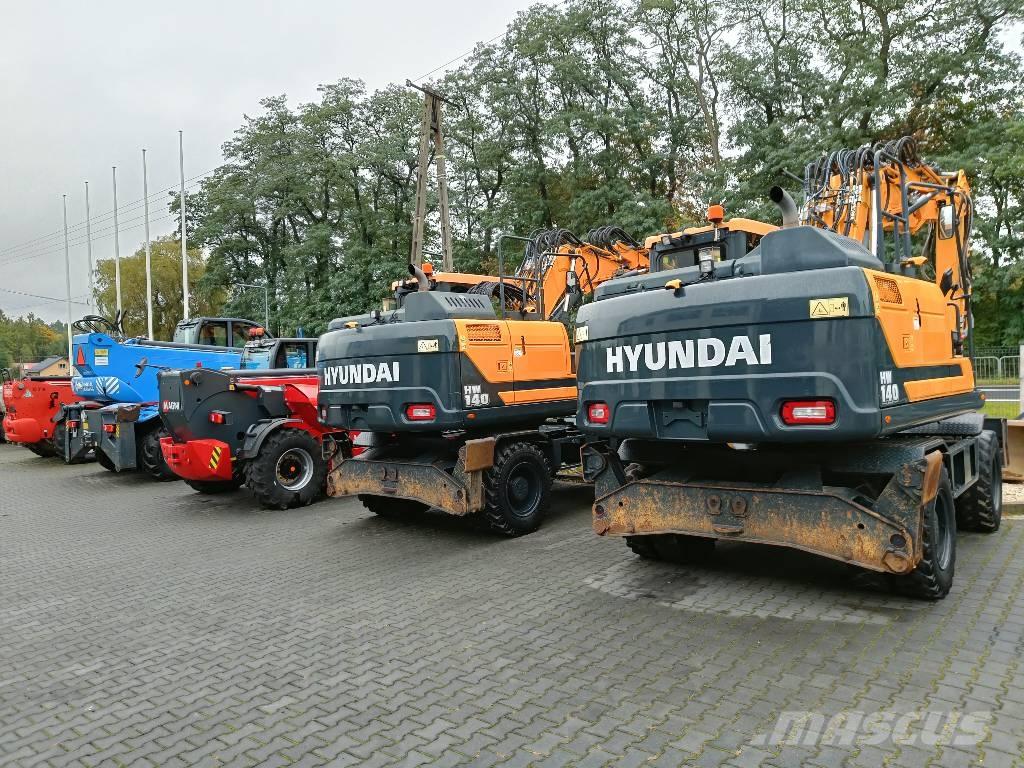 Hyundai HW140 Lastik tekerli ekskavatörler