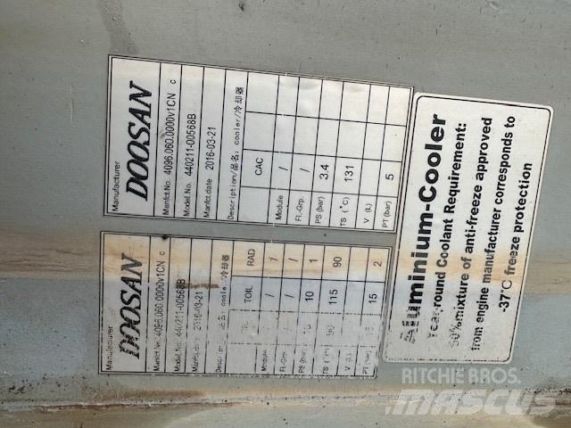 Doosan DL 450-5 Radyatörler