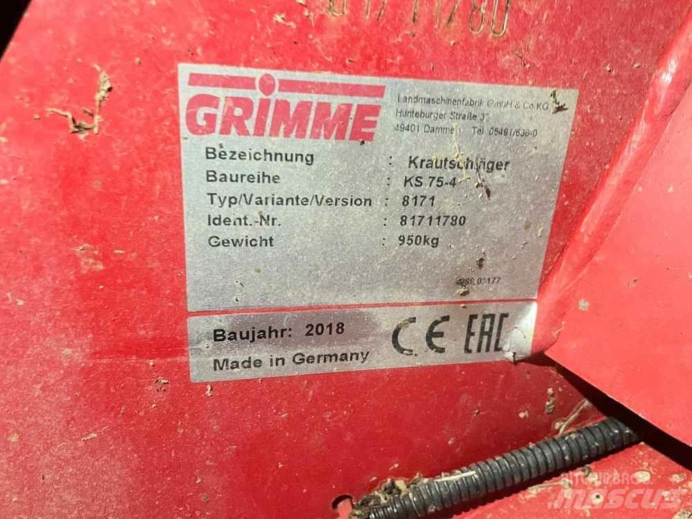 Grimme KS 75-4 Patates ekipmanları - Diğer