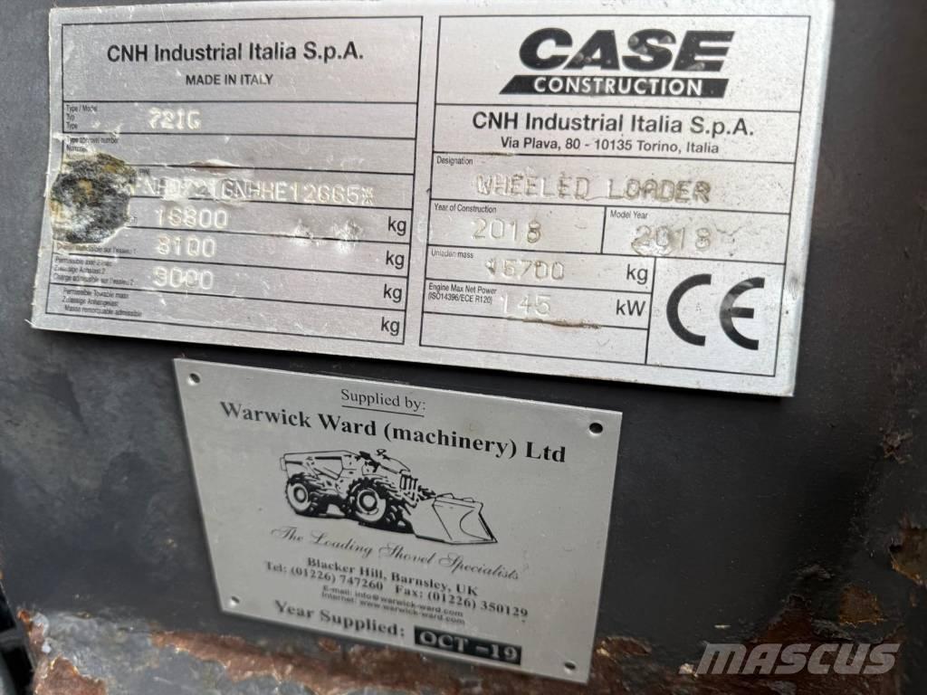 CASE 721 GXR Tekerlekli yükleyiciler