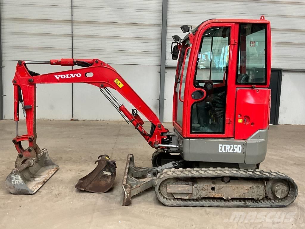 Volvo ECR 25 D Mini ekskavatörler, 7 tona dek