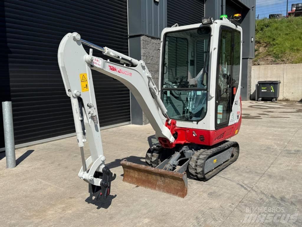 Takeuchi TB 216 Mini ekskavatörler, 7 tona dek