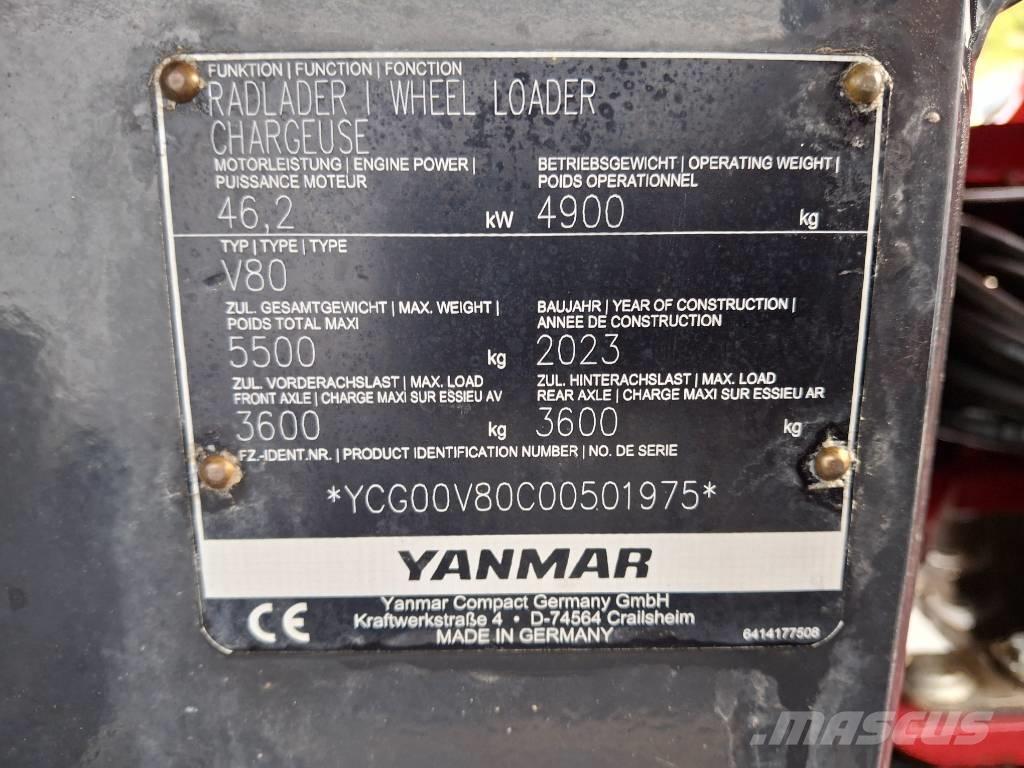 Yanmar V 80 Tekerlekli yükleyiciler