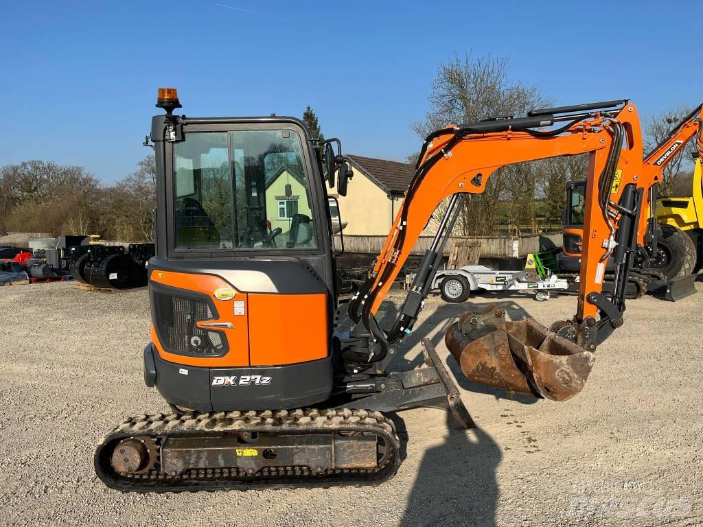 Doosan DX27z-7 Mini ekskavatörler, 7 tona dek