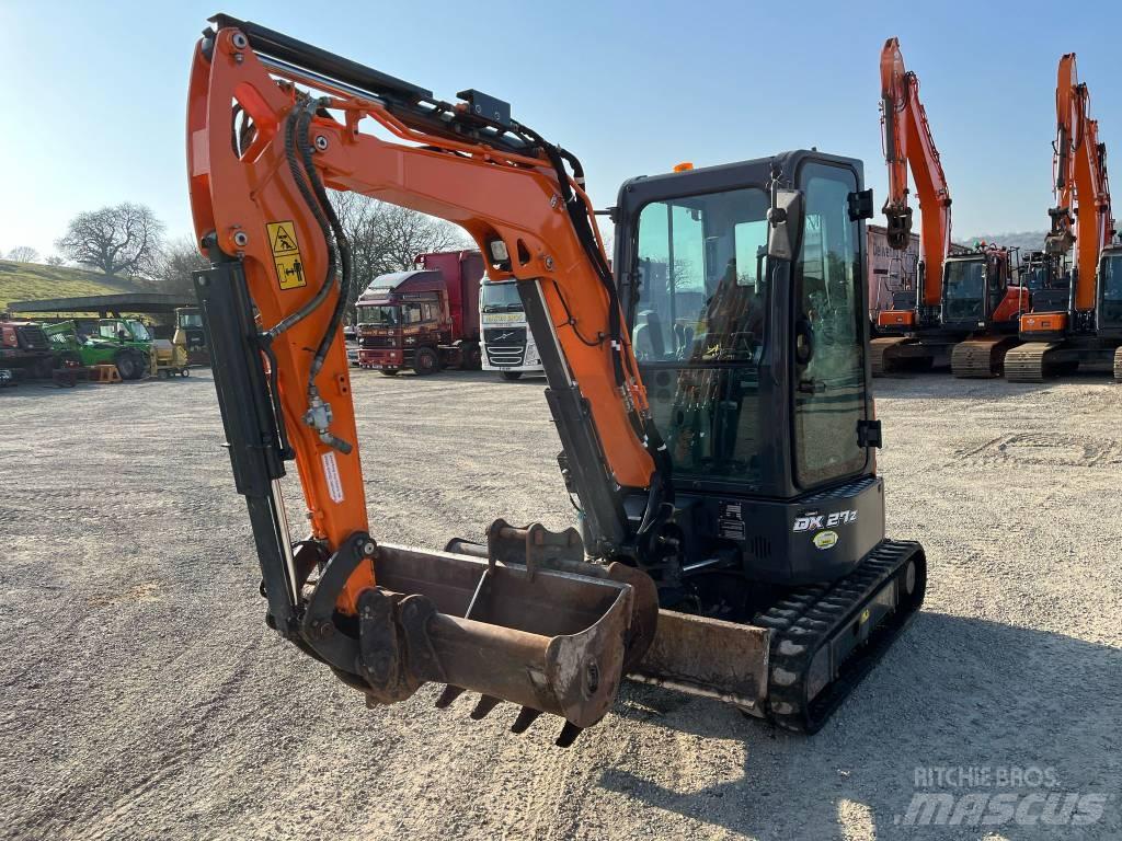Doosan DX27z-7 Mini ekskavatörler, 7 tona dek