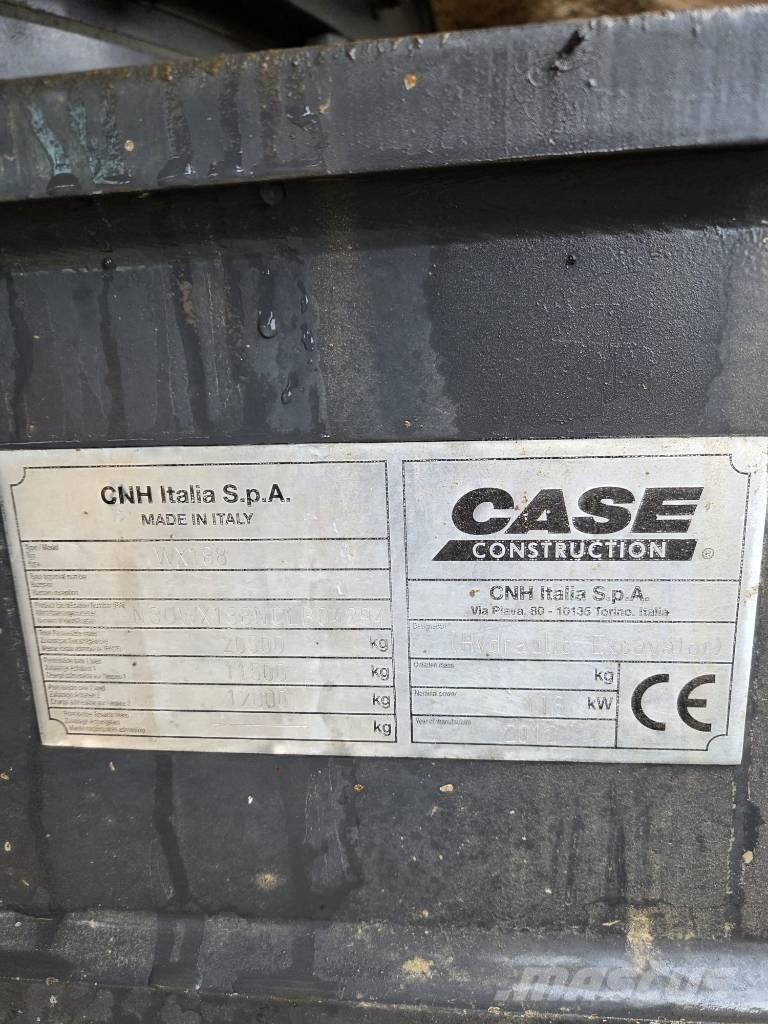 CASE WX 188 Özel ekskavatörler