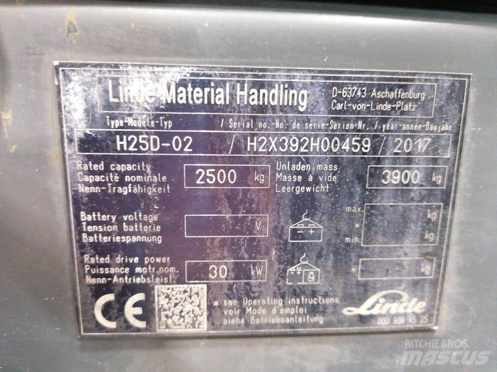 Linde H25D-02 Dizel forkliftler