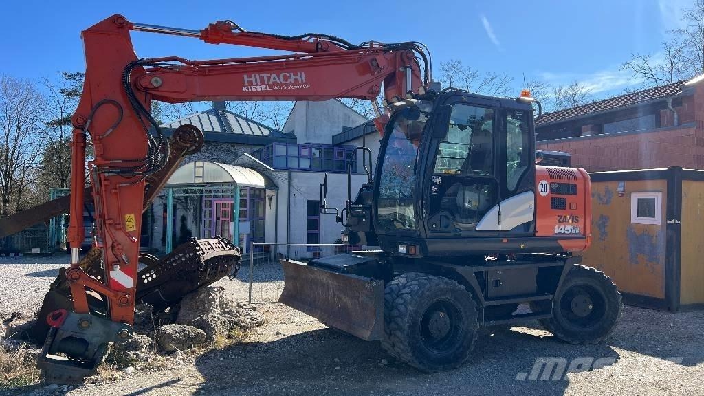 Hitachi ZX 145 W-6 Lastik tekerli ekskavatörler