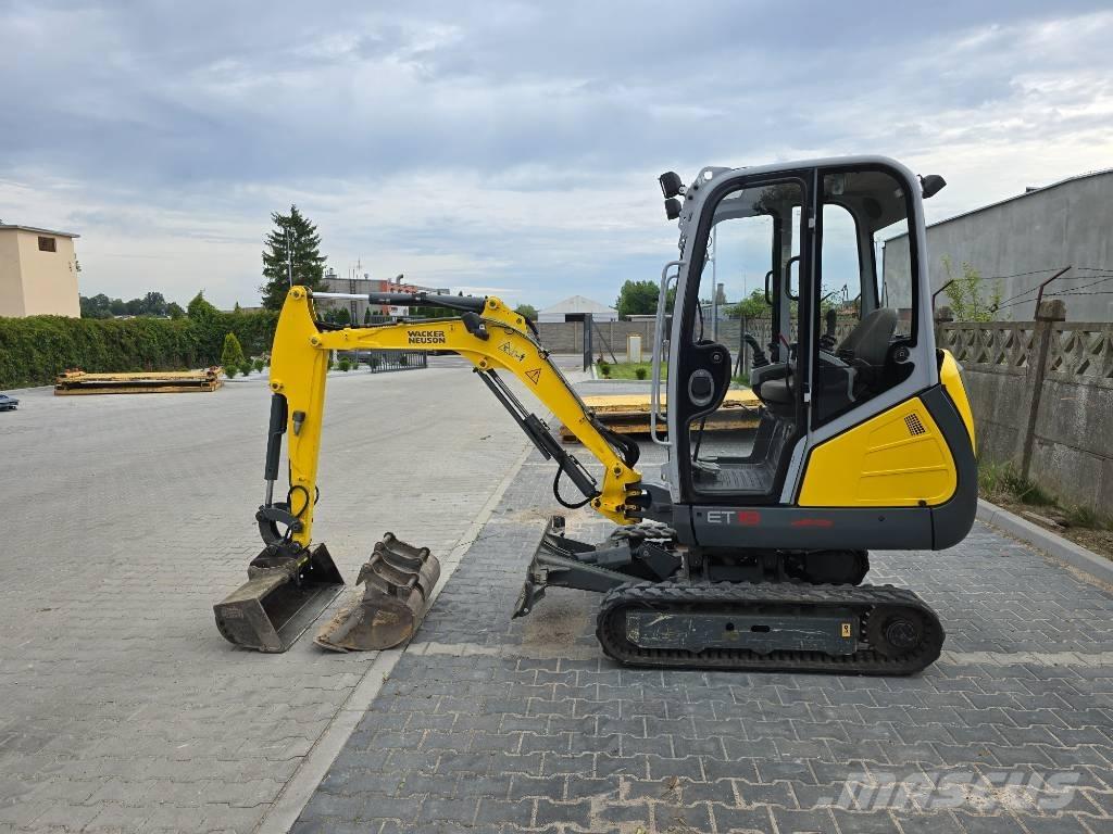 Wacker Neuson ET18 Mini ekskavatörler, 7 tona dek